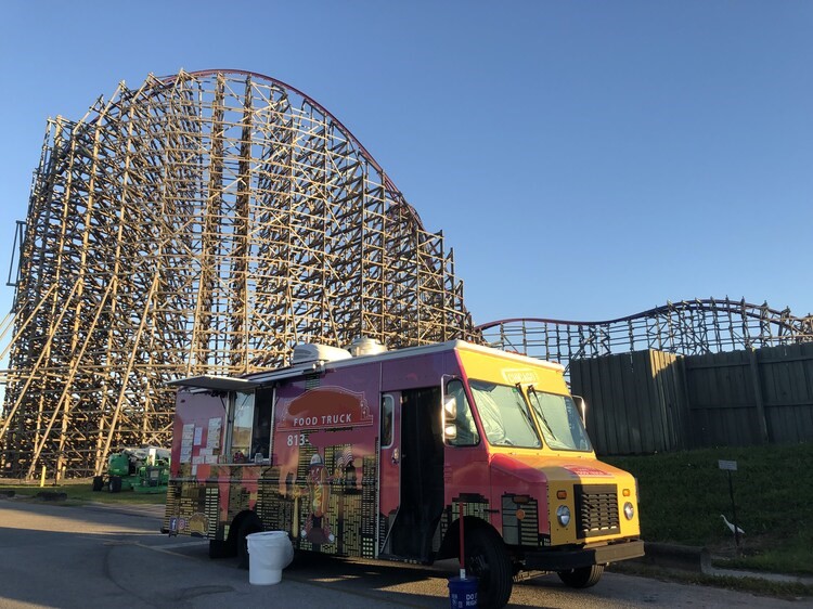 Food Truck at Theme Park