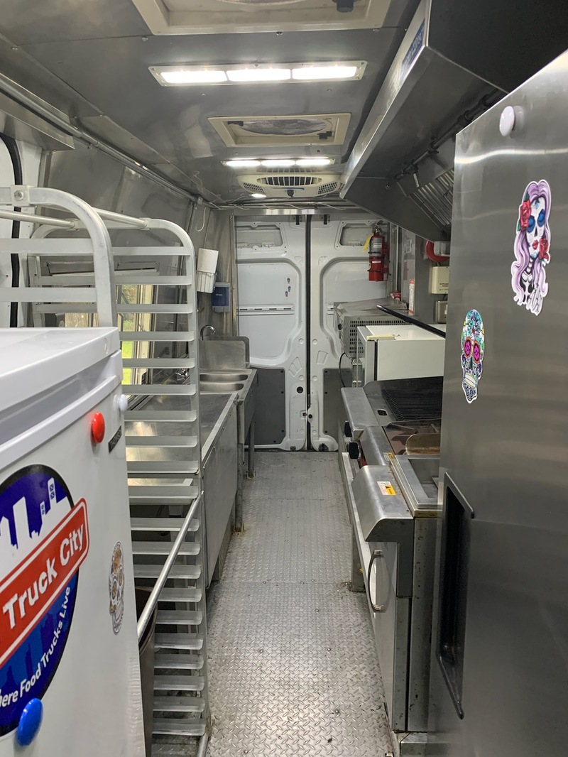 Kitchen on Sprinter Food Truck Van