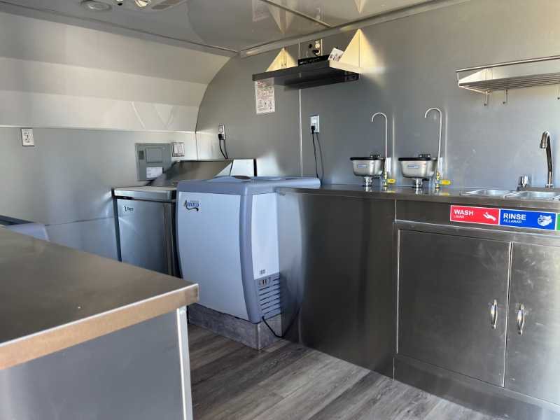 Kitchen in Dessert Camper