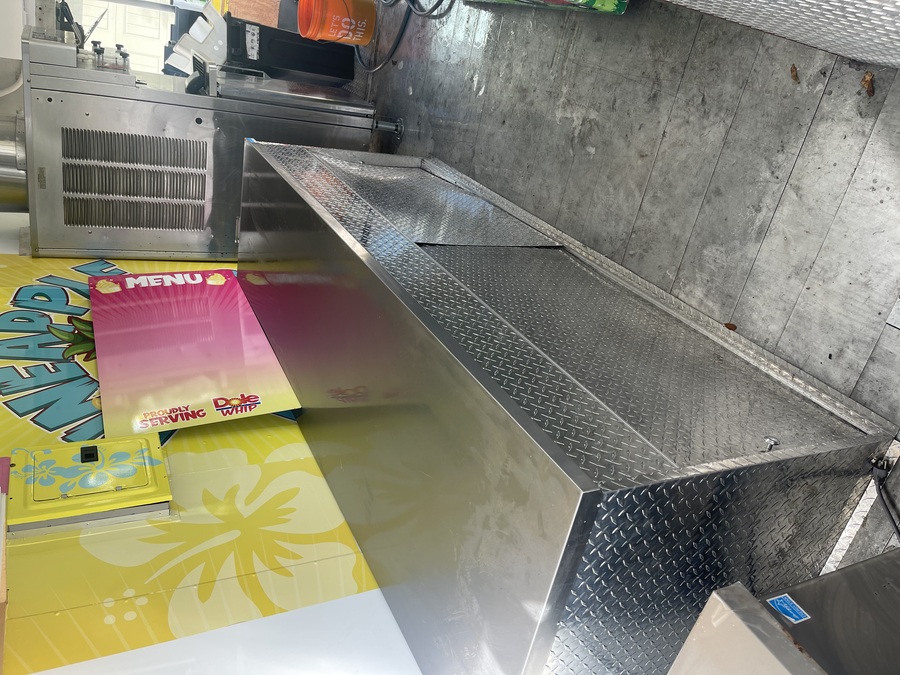 Ice Cream Truck Stainless Counter