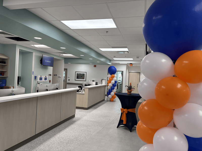 Event Planning Interior Touches Emergency Room Grand Opening