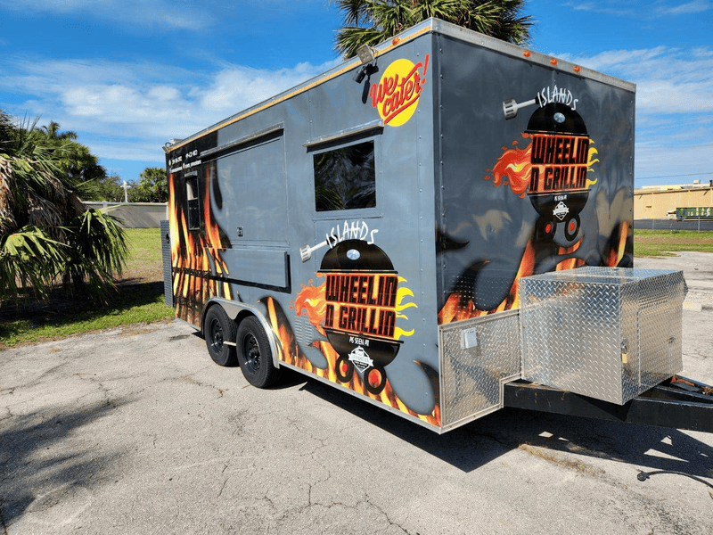 Food Trailer Like New For Sale