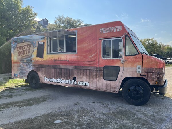 Food Truck with large hood for sale
