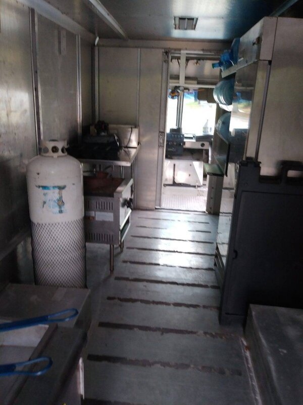 Interior Step Van Food Truck For Sale