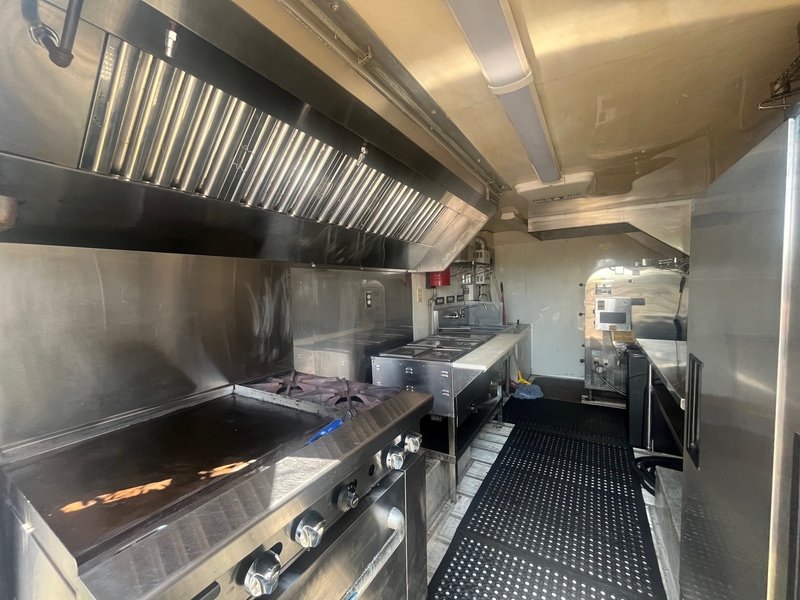 Full Cookline with Smoker in Food Truck