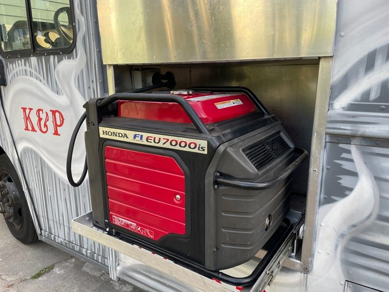 Honda Generator with Used Food Truck