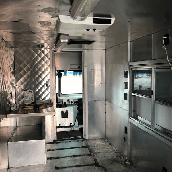 Inside Used Food Truck For Sale