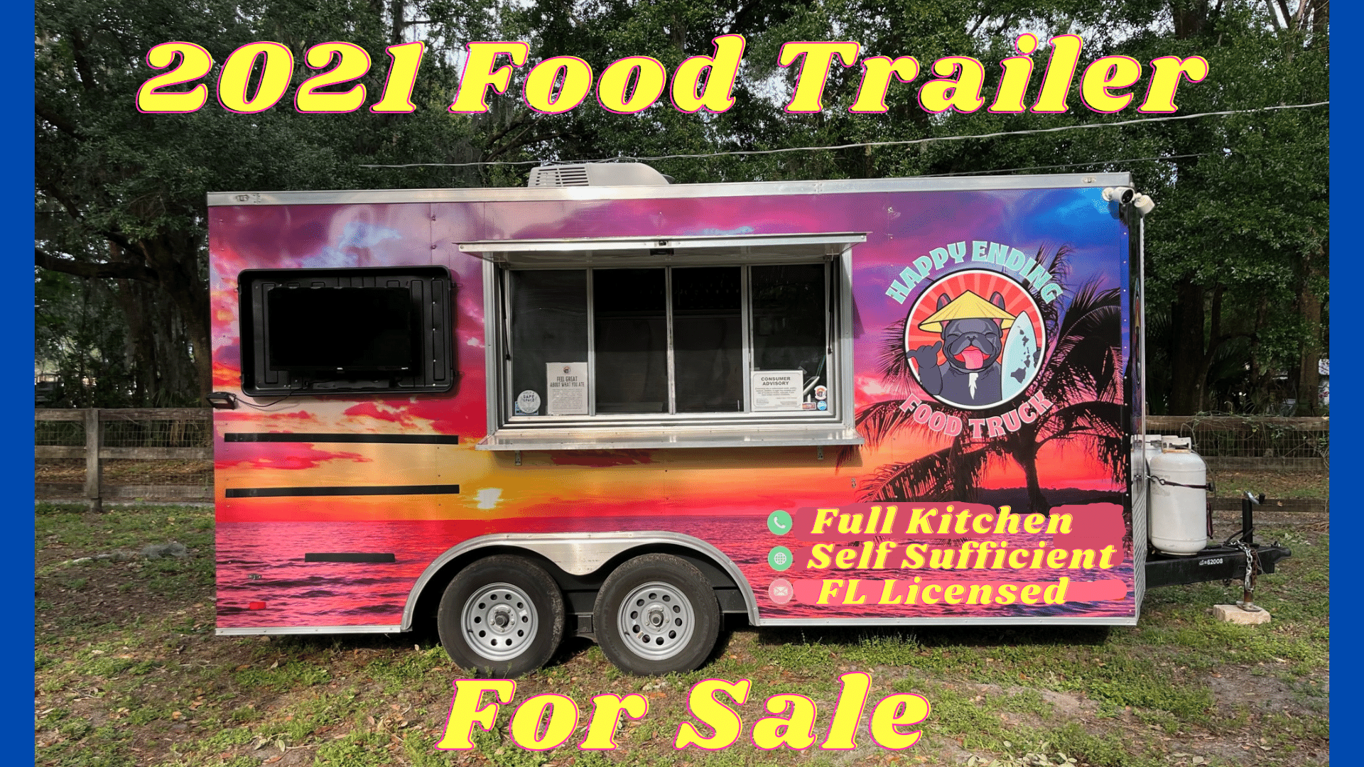 Used concession hot sale trailer