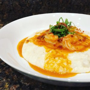 Shrimp and Grits from The Kitchen by Devin Davis Food Truck 