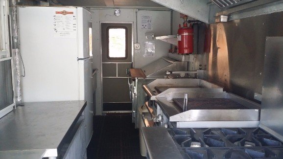 Interior Food Truck For Sale