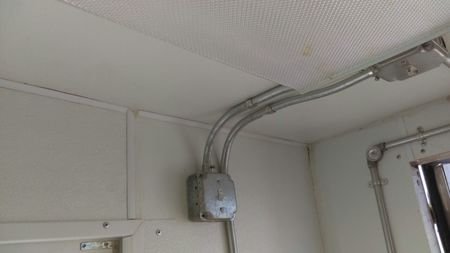 Electrical switch and lights of Chevy food truck