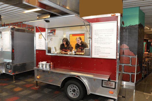 Airport food truck planning