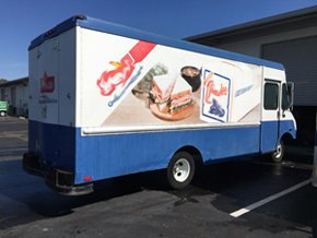 Side View of Food Truck For Sale