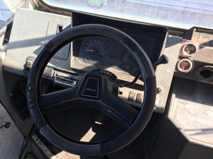Steering Wheel of Food Truck