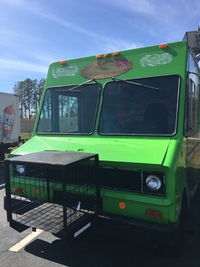Front View of Food Truck for Sale