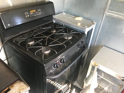 Oven and Burners in Food Truck for Sale