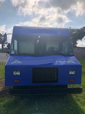 Famous Greek Food Truck Frontal View