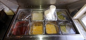 Cold Tray on Food Trailer
