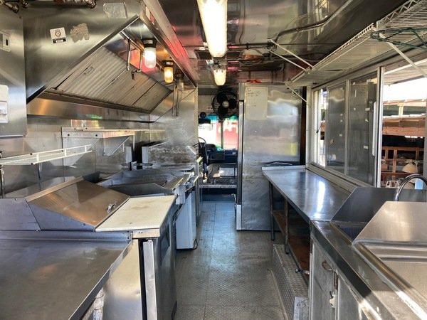 Interior of Food Truck For Sale
