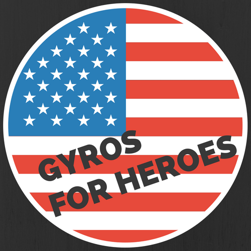 Gyros for Heroes Logo