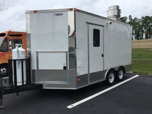 Used White Food Trailer for Sale in Tampa, Florida