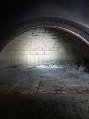 Inside view of Pizza Oven