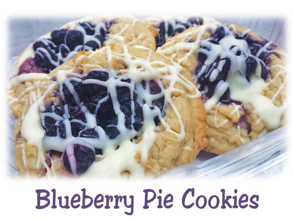 Blueberry Pie Cookies Lizzie Cakes Food Truck