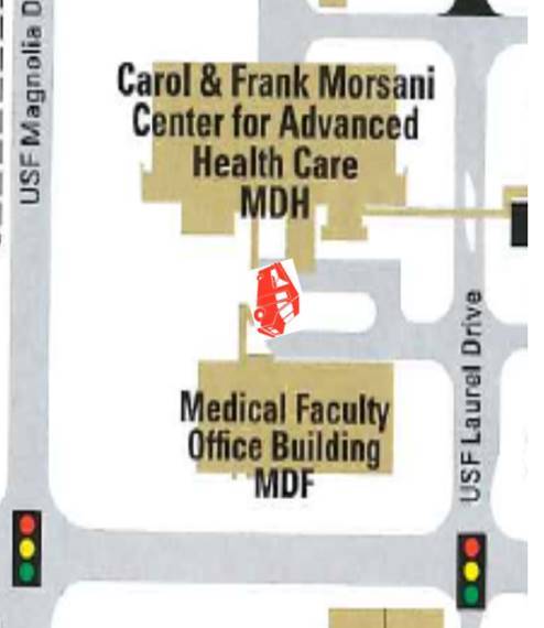 USF Food Truck Map Morsani Center for Advanced Health
