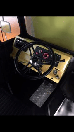 Steering Wheel and Driver's Seat
