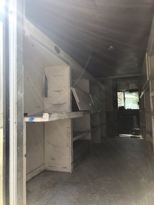 Interior View of Food Truck