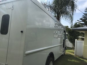 White Food Truck Ready for Customization