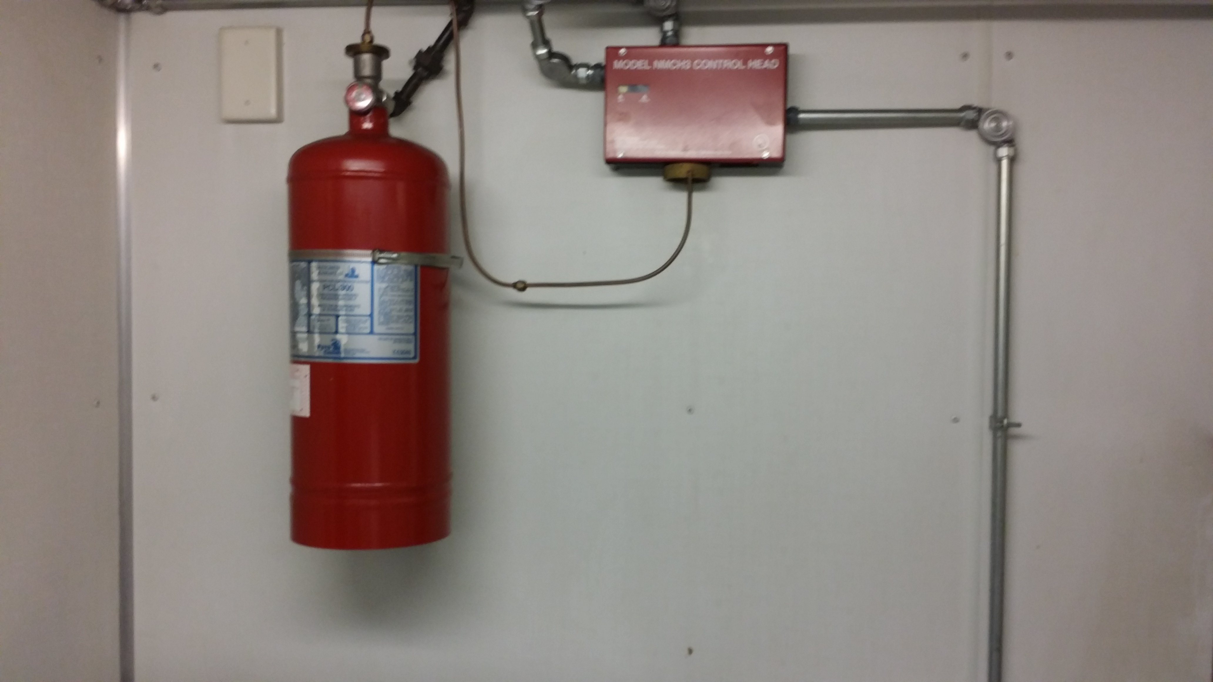 Fire Extinguishers in Food Trailer Cart