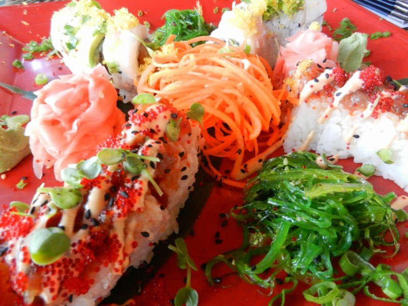 spicy sushi diablo!