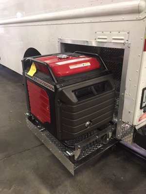 Honda Generator on Food Truck