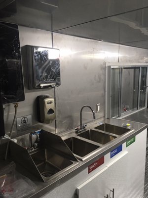 Hand Washing Sinks in Food Truck