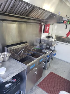 Used Food Trailer for Sale in Tampa Florida Fryers