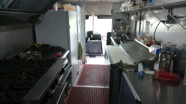 Interior View of Food Truck