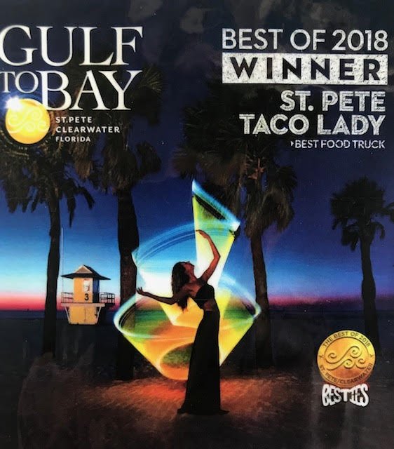 Gulf to Bay Award Winner St Pete Taco Lady 2018