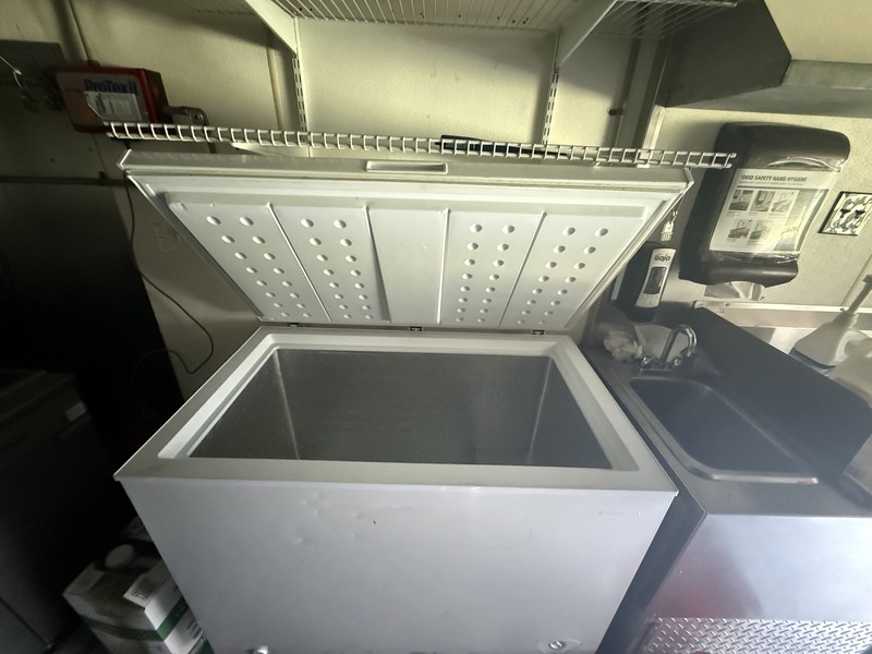 Chest Freezer and Handwash Sink Chest Freezer