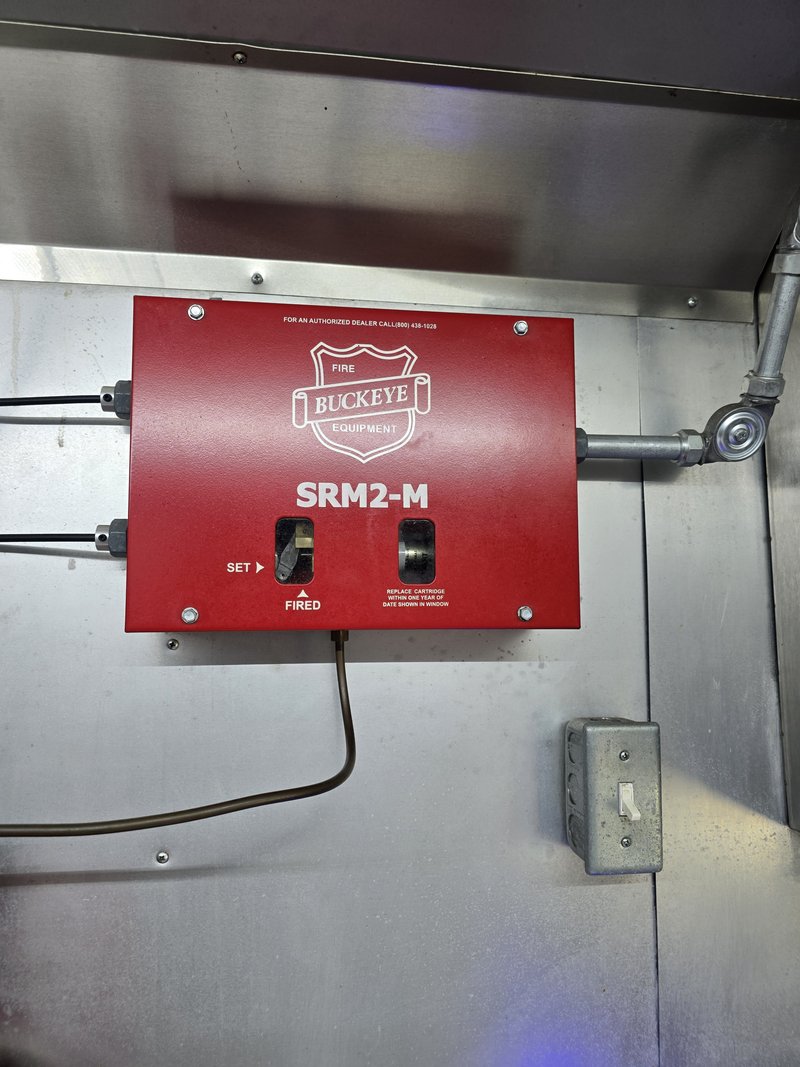 Fire suppression system control panel