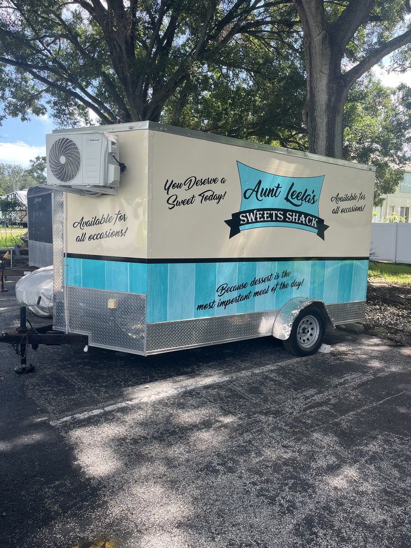 Used Dessert Trailer For Sale in Florida: Side Exterior 2022 Dessert Trailer For Sale in Largo FL