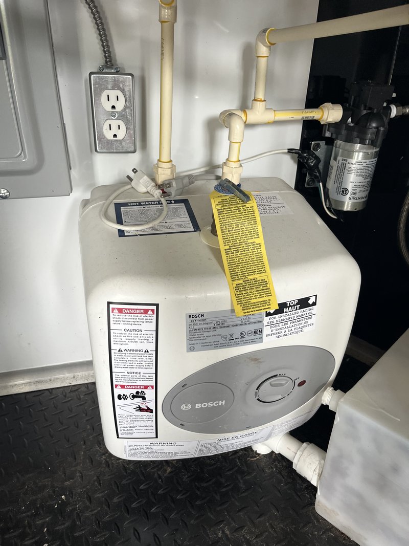 Dessert Trailer For Sale Largo FL | Water Heater Electric Water Heater Inside Dessert Trailer For Sale
