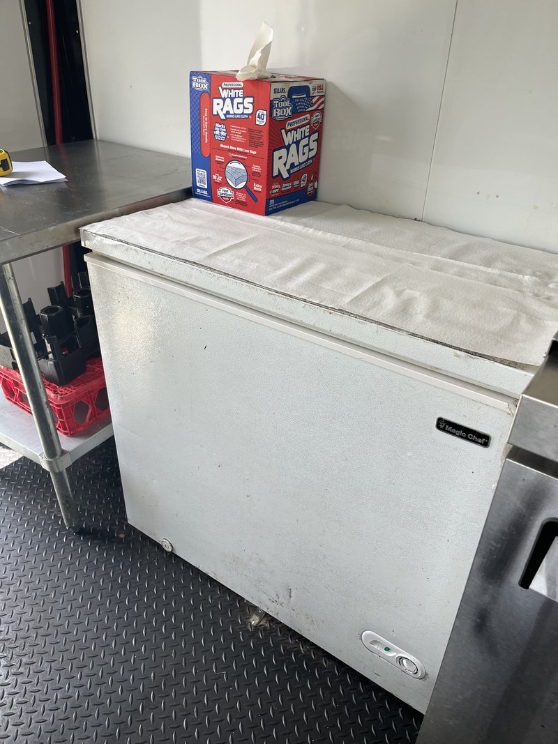 Dessert Trailer For Sale Largo FL | Chest Freezer Chest Freezer Inside Dessert Trailer For Sale