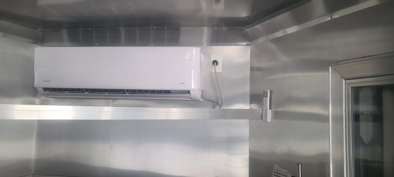 Food Trailer For Sale Sebring FL – Mini Split AC Unit Mini Split AC Unit Installed Inside Food Trailer For Sale