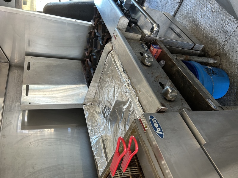 Kitchen on a Food Truck Cook Area