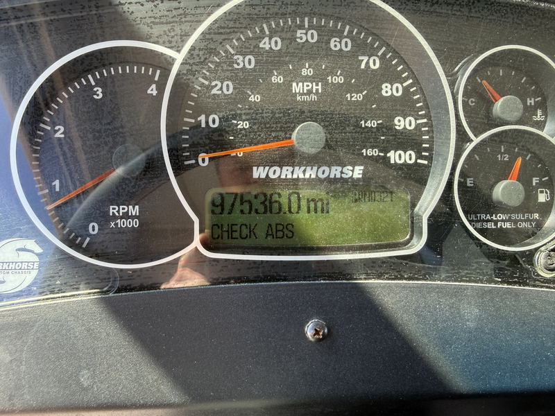 Dash Gauges of Freezer Food Truck Dash Cluster